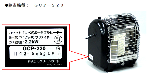 株式会グリーンウッド　　株式会社千石　カセットボンベ式ポータブルヒーター