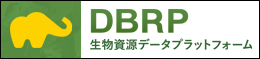 DBRP（生物資源データプラットフォーム）バナーです
